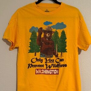 Genuine Merchandise Yellow Smokey Bear Tee